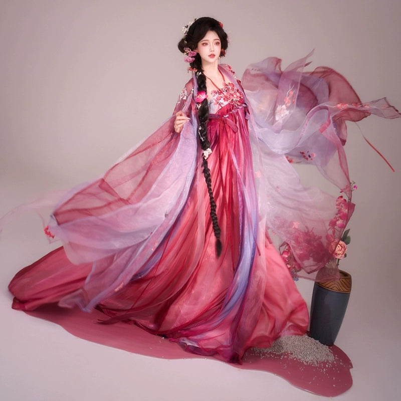 Ethereal Dreamscape Series Supreme Hanfu-Ashenblush