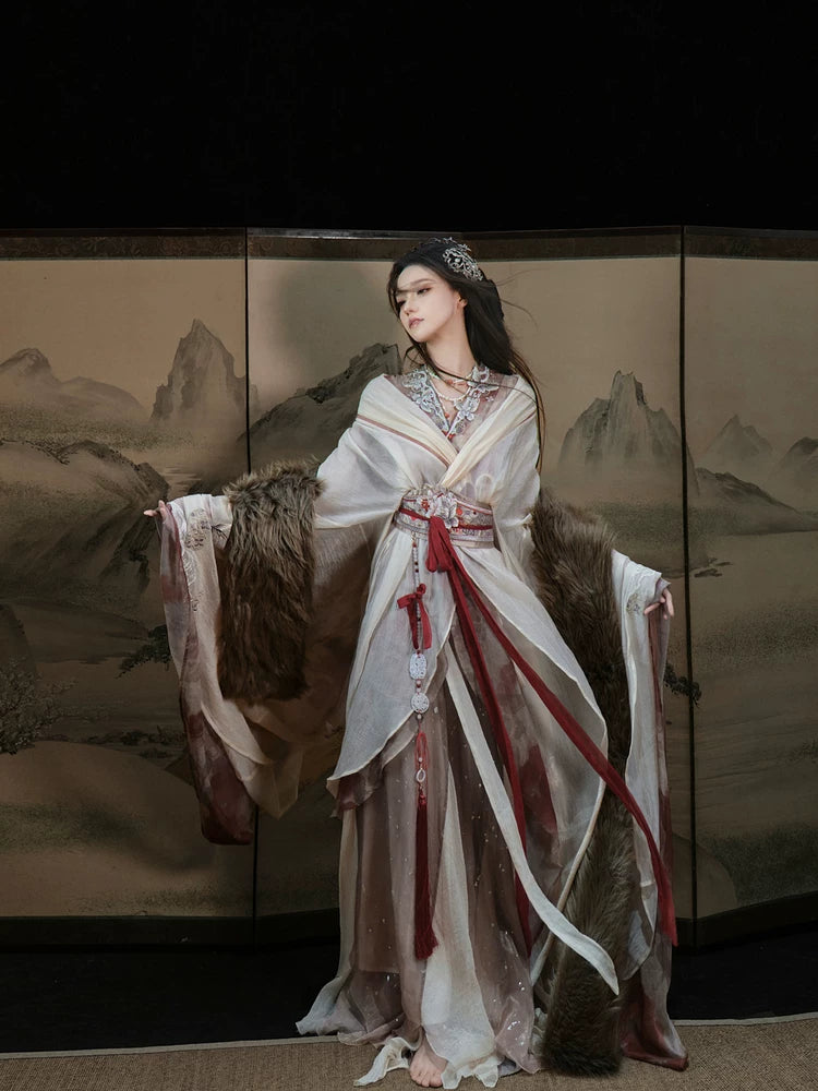 Cloud-Kissing Nature Series Yu Ji Qin Hanfu