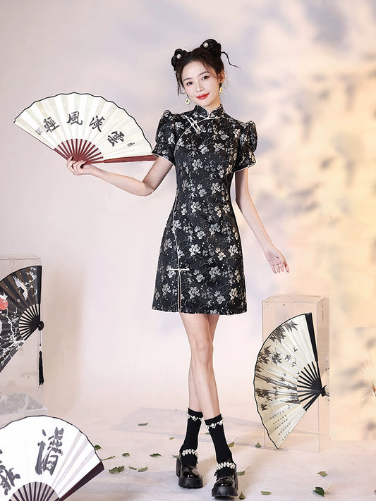 New Chinese Style Cheongsam Qipao Girlish Dressy Casual 18