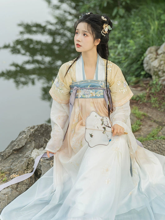 LOOKBOOK SERIES Tang Dynasty Roses Hanfu