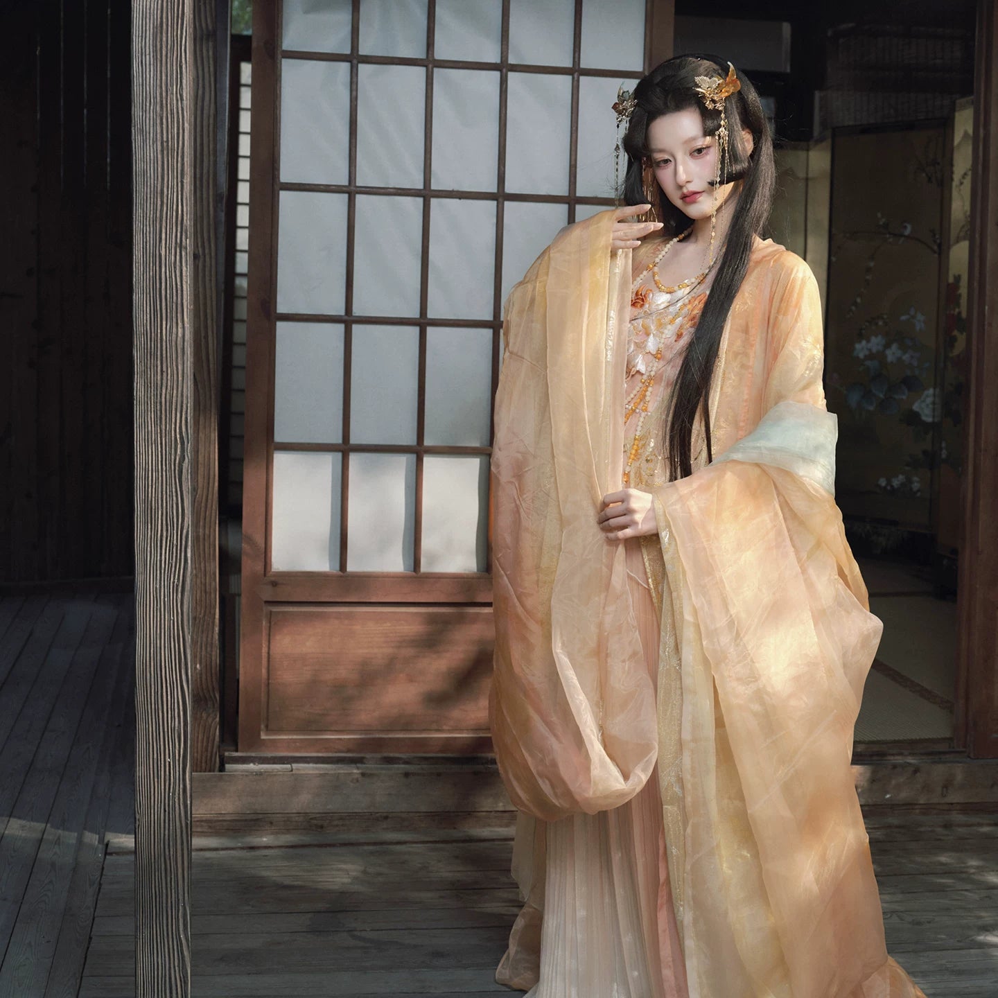 Timeless Fragrance Series Flying Flower Order Hanfu