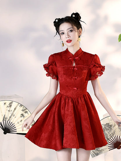 New Chinese Style Cheongsam Qipao Girlish Dressy Casual 48