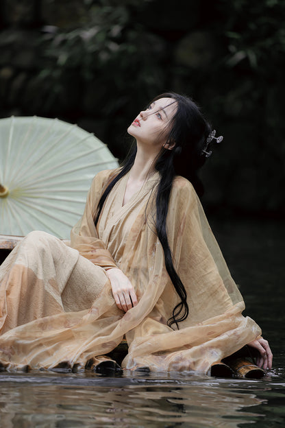 Timeless Fragrance Series Withered Leaves Hanfu