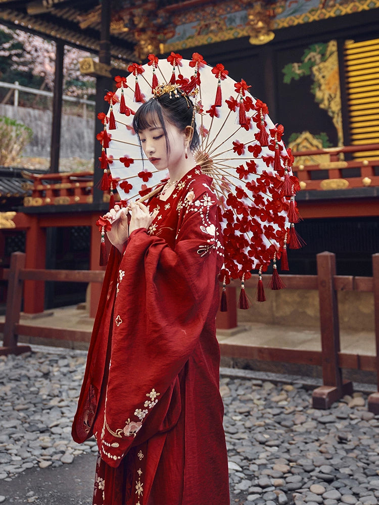 Mu Dan Guo Se : Ceremonial Codex Robe-Large Sleeve Shirt
