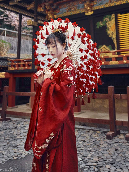 Mu Dan Guo Se : Ceremonial Codex Robe-Large Sleeve Shirt