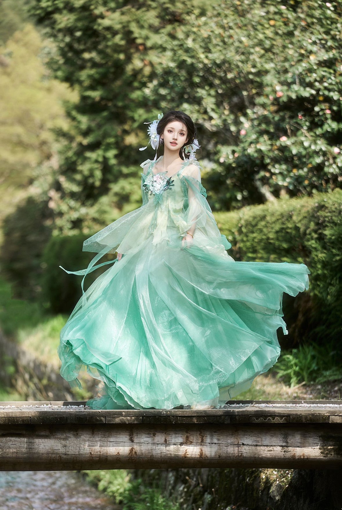 Oriental Aesthetics Series Sparkling Waters Hanfu Dress