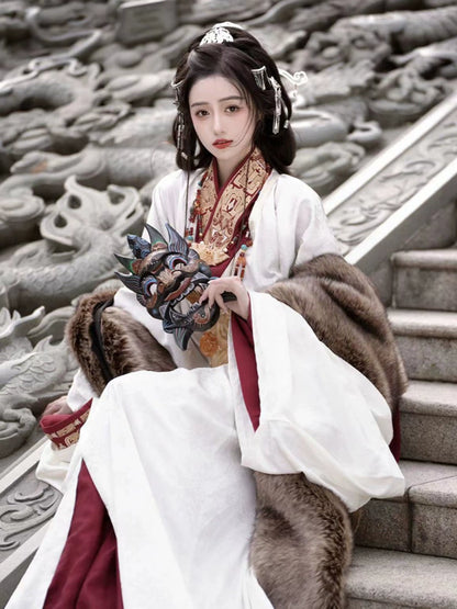 Ancient Beauty Series Mrs. Xi Original Warring States Robe Hanfu