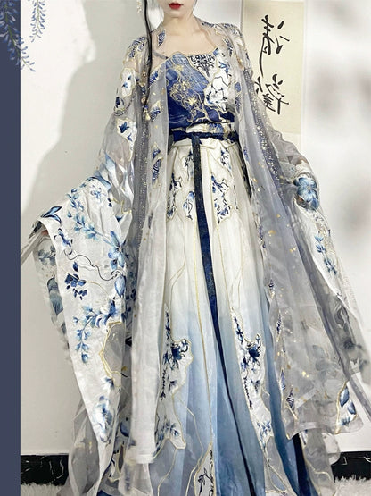 Ethereal Dreamscape Series Supreme Hanfu-Porcelain Dragon