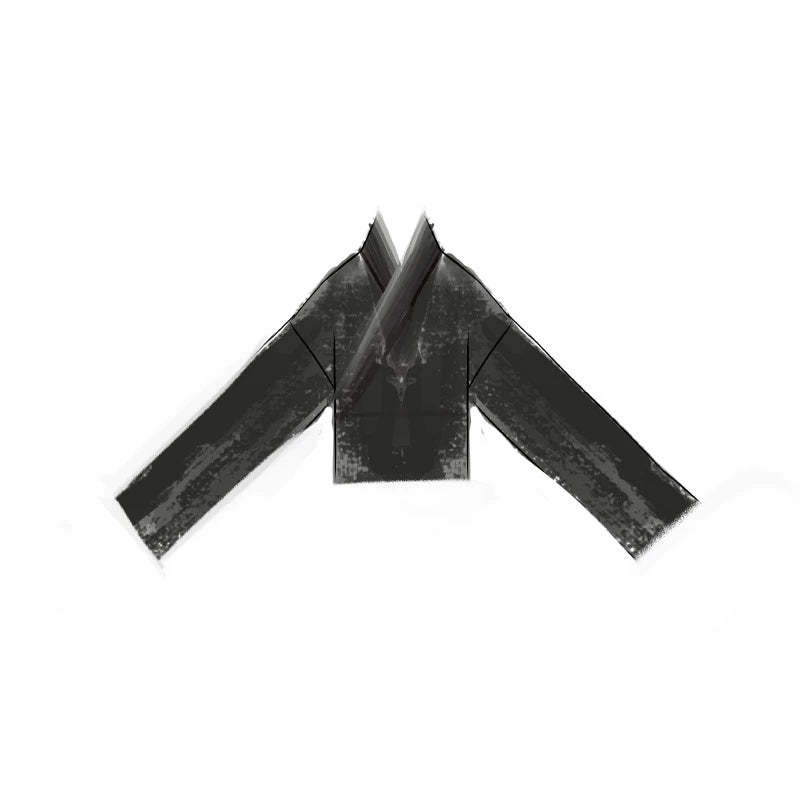 Wuxia Chic Series Ink Mist Gown