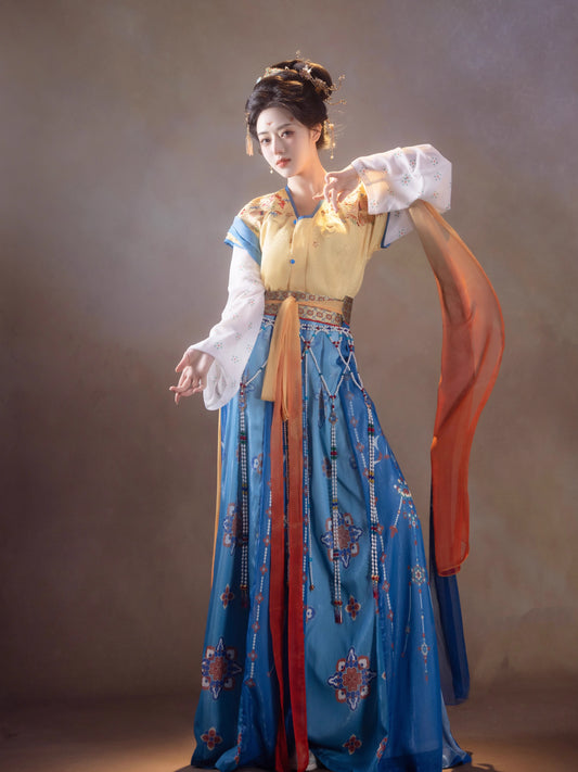 Lookbook Series Original Tang Dynasty Jacket Dance Hanfu