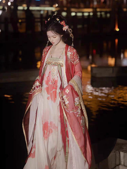 Twelve Flower Goddesses Series Hibiscus Hanfu Dress