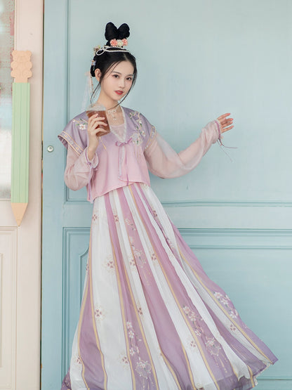 LOOKBOOK SERIES New Chinese Long-Sleeved Shirt Hanfu