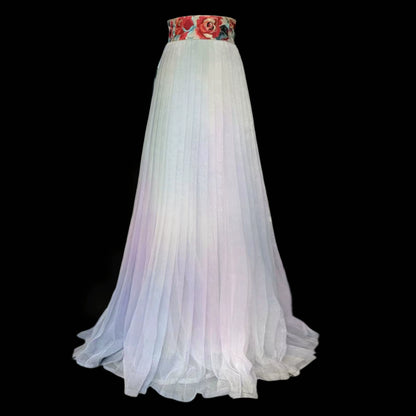 Haute Couture Series Woven Fabric Embroidered Hanfu Qing Huan Rosemanor