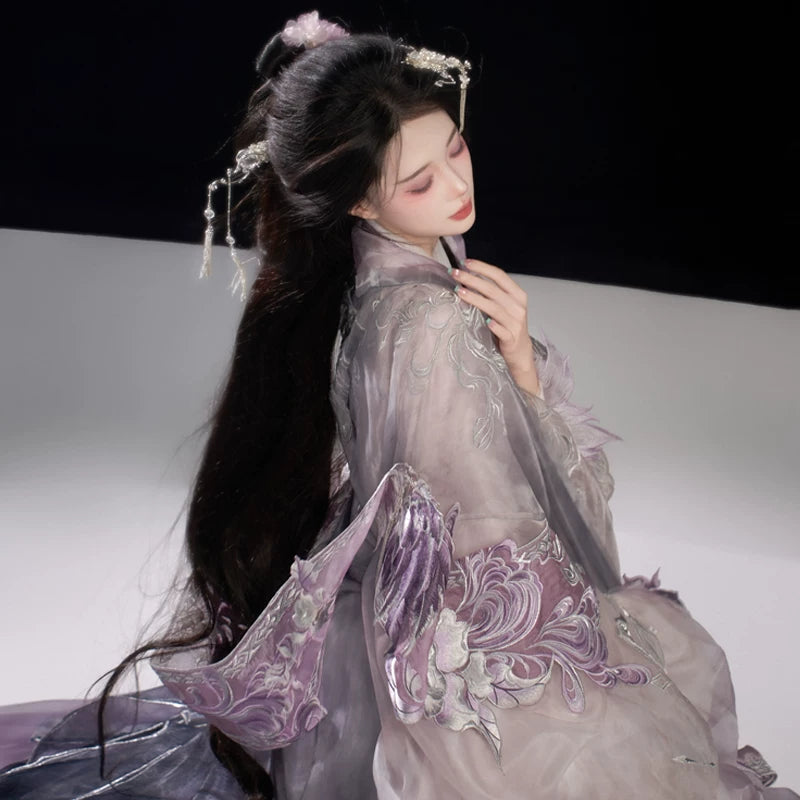 Ethereal Dreamscape Series Supreme Hanfu-Mist Sunset Glow