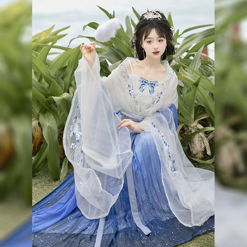 Lookbook Series Wei Jin Hanfu Embroidery Dress Jade Snow