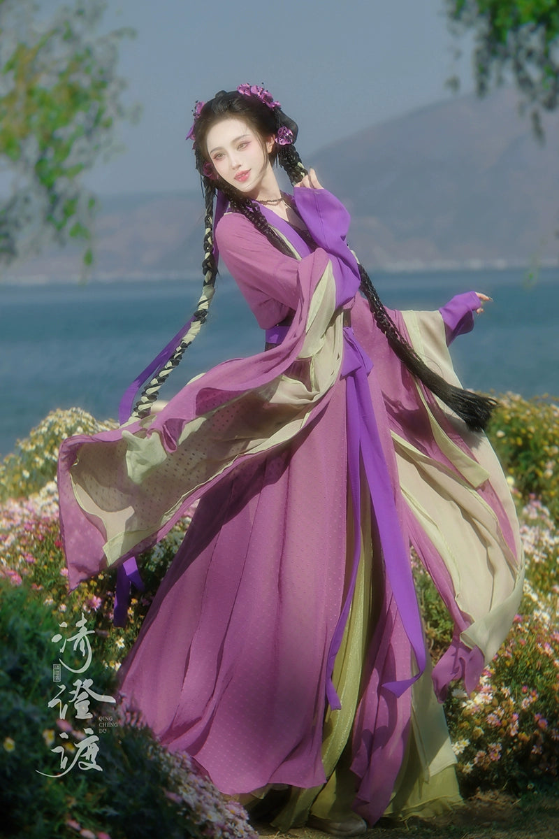 Costume Series WuXia Hanfu Dance Skirt