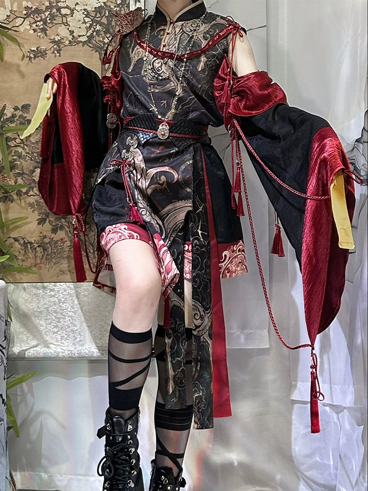 Flower Poetry Unisex Hanfu Justiclaw