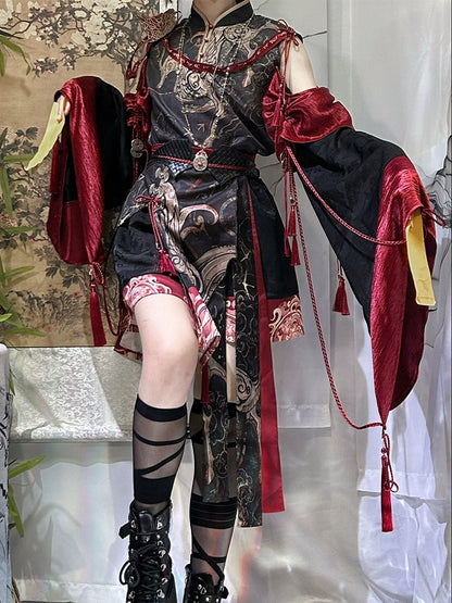 Flower Poetry Unisex Hanfu Justiclaw