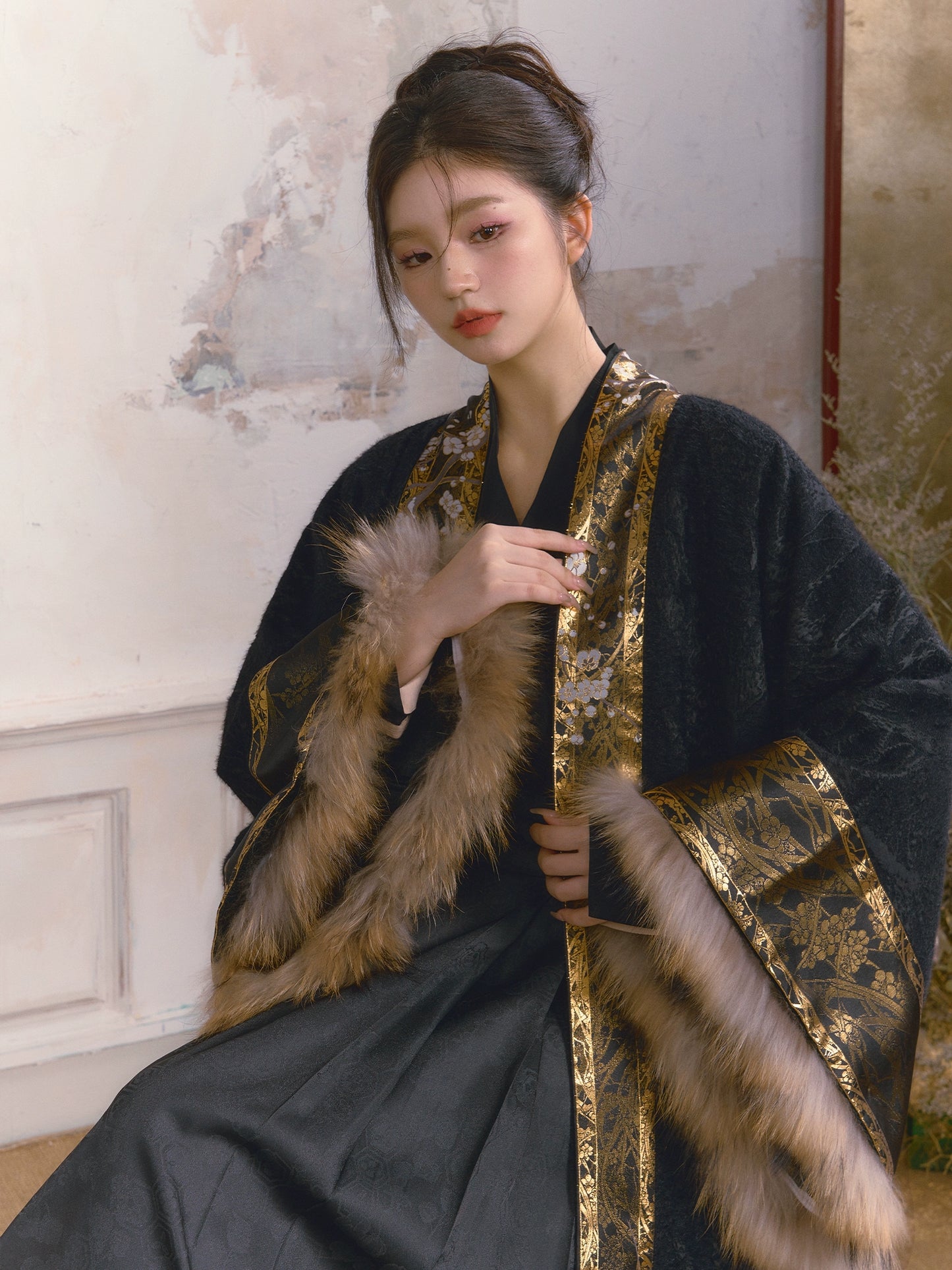 Lookbook Series Strings High-Grade Fabrics Song Dynasty Winter Coat