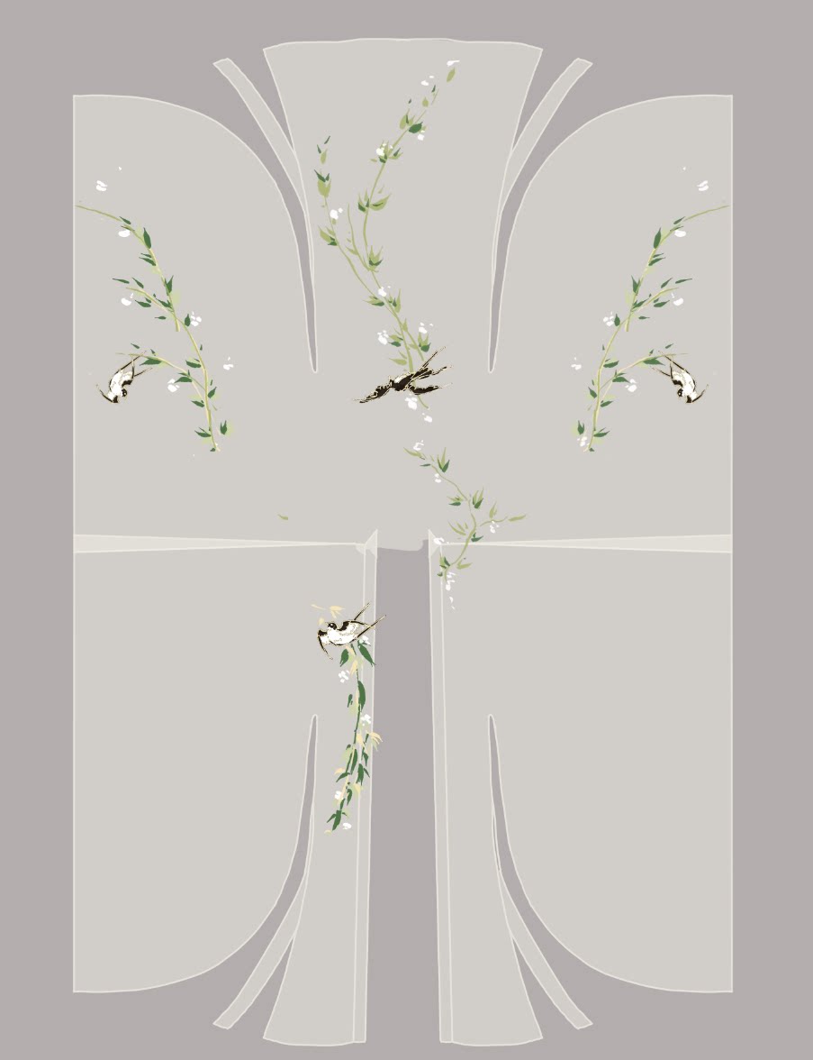 Male & Unisex Series Hanfu Windy Courtyard Willow