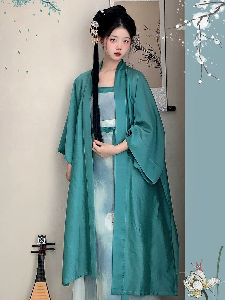 Lookbook Series Summer Autumn Hanfu Painted Fan