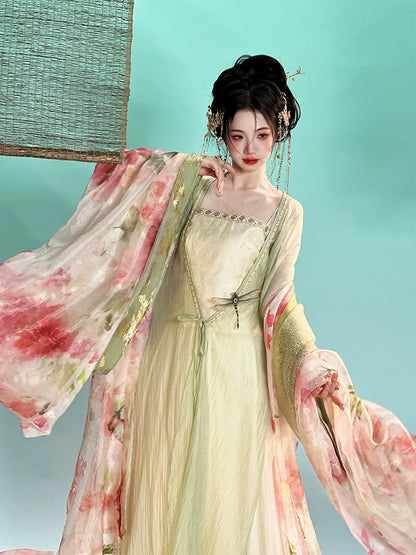 Daily Series Lustre Bloom Hanfu Dress