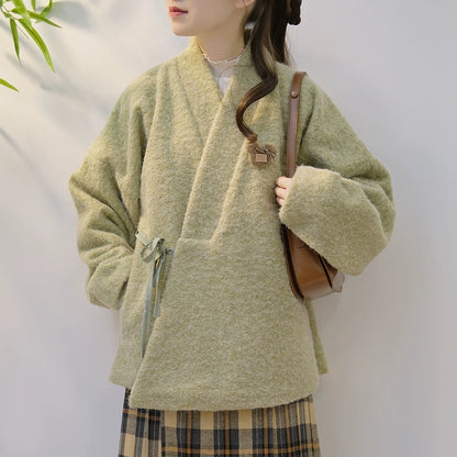 Lookbook Series Fluffy Autumn Winter Modern Hanfu