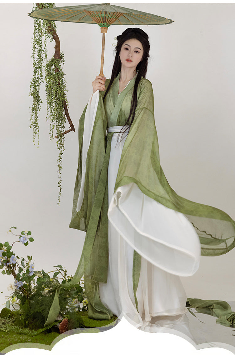 Wei and Jin Dynasties 烟雨 bapo Daxiuru Skirt Hanfu Dress