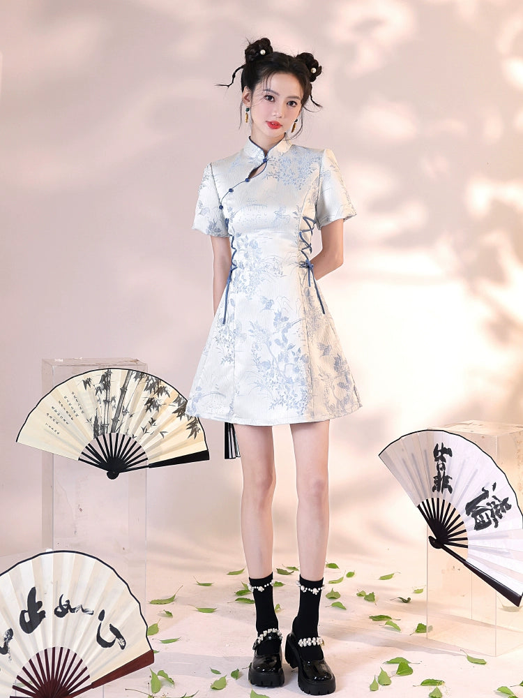 New Chinese Style Cheongsam Qipao Girlish Dressy Casual 52