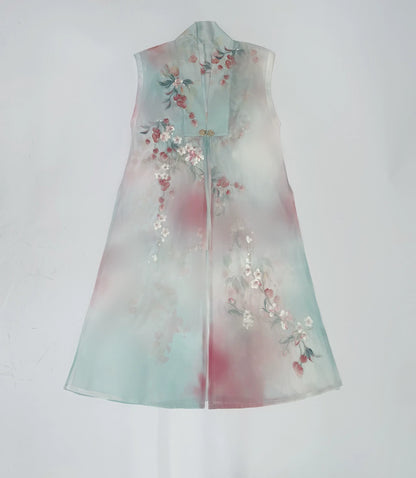 Haute Couture Series Woven Fabric Embroidered Hanfu Qing Huan Imperial Concubine's Smile Song Ming