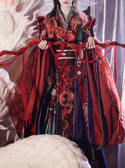 Cloud-Kissing Nature Series Dragon Blessing Tang Hanfu