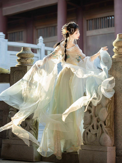 Lookbook Series Twins Jin Hanfu Bead Weep & Jade Smoke