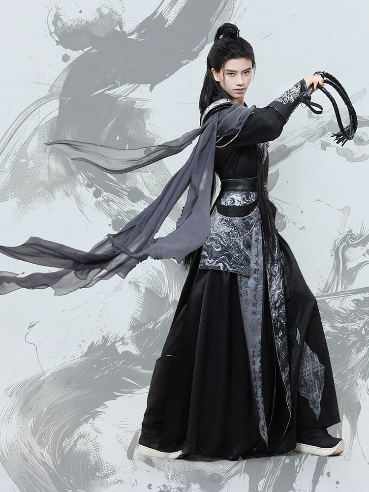 Flower Poetry Unisex Hanfu Nocturnter