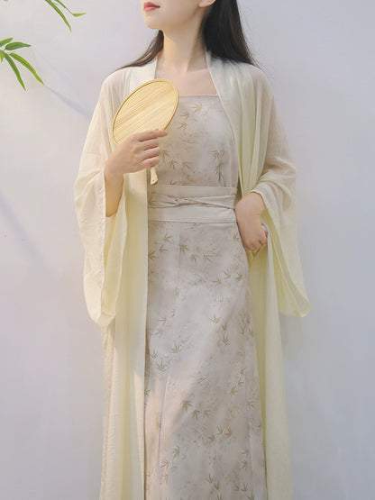 Lookbook Series Song Dynasty Hanfu Eight-Ripped Skirt Daily