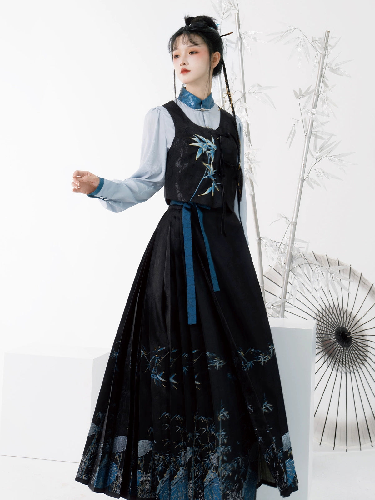 Lookbook Series Bamboo Rain Autumn Ming Hanfu