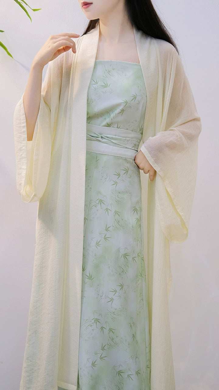 Lookbook Series Song Dynasty Hanfu Eight-Ripped Skirt Daily