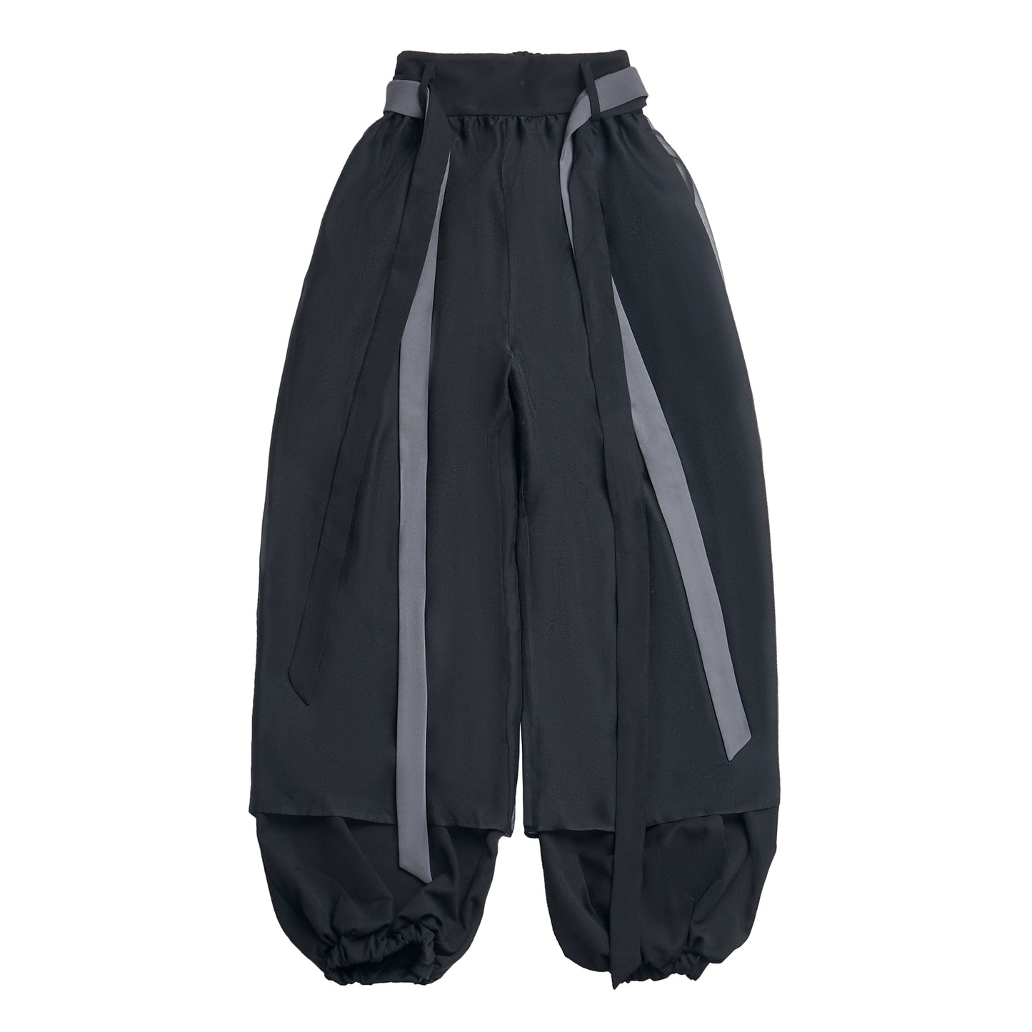 New Chinese Style Mix Slim Skirt Black Salt Suit