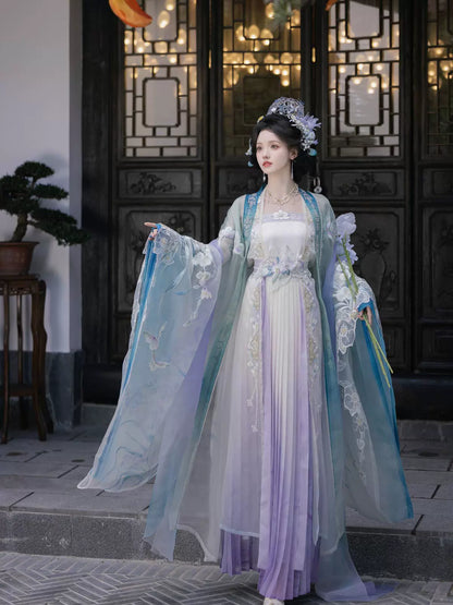 Cloud-Kissing Nature Series Silk Dynasty Song Hanfu