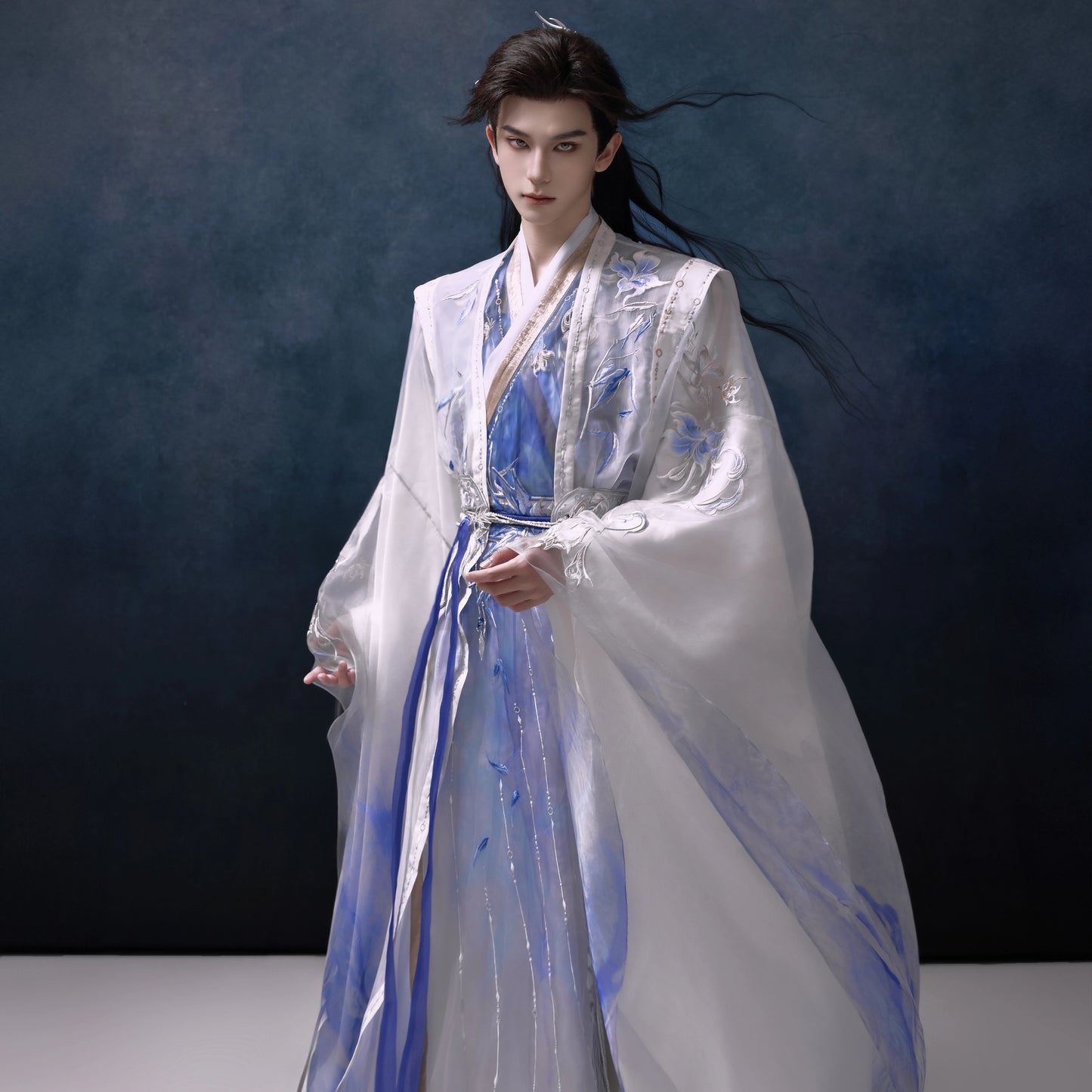 Ethereal Dreamscape Series Supreme Hanfu-Plain Snow Green Bamboo