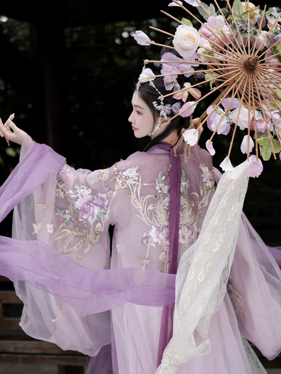 Twelve Flower Goddesses Series Peony Hanfu Dress