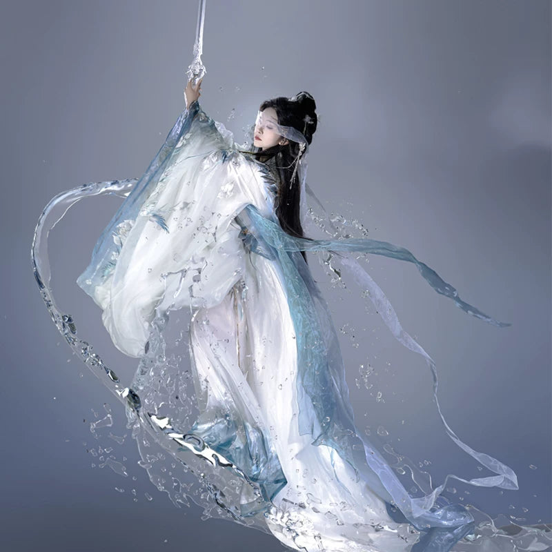 Ethereal Dreamscape Series Supreme Hanfu-Porcelain Whispers