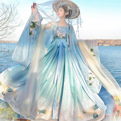 LOOKBOOK SERIES Tang Dynasty Fairy-Sleeved Shirt Hanfu