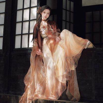 Timeless Fragrance Series Dead-Leaf Butterfly Hanfu
