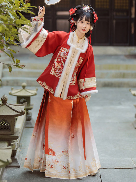 Lookbook Series Goldfish House Winter Hanfu