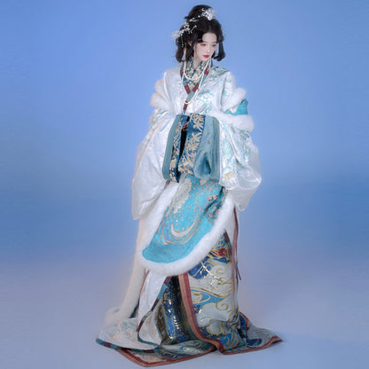 Ethereal Dreamscape Series Supreme Hanfu-Draconive Frostscale
