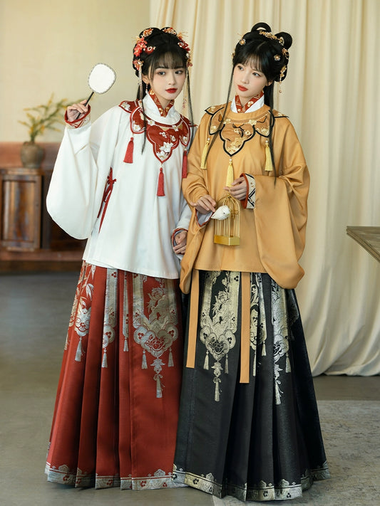 Mu Dan Shuang Shu : Asymmetric Petal Skirt