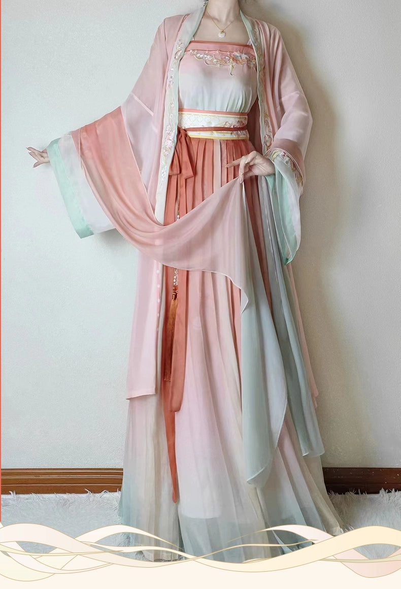 Lookbook Series Tangli Spring Tea Song Dynasty Spring Summer Style