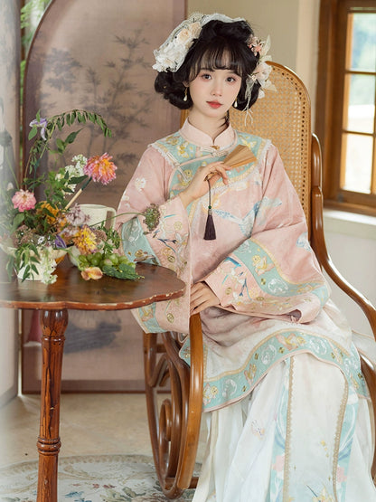 Lookbook Series Modern Hanfu 2025 Powder Makeup Jade