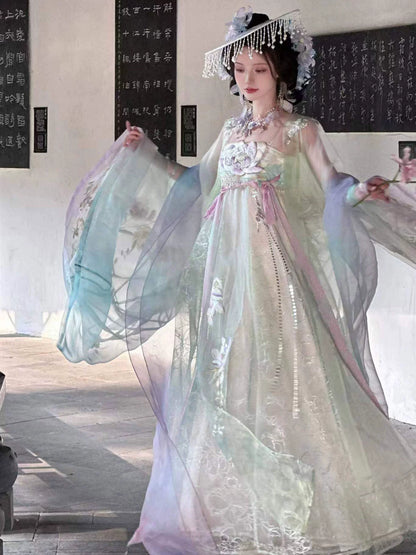 Cloud-Kissing Nature Series Ripples Tang Hanfu