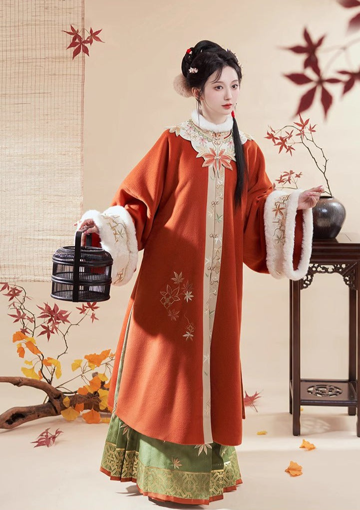 Ming Dynasty Modern Hanfu Qipao Cheongsam Dress Skirt, gifts for women 2024